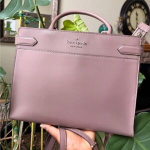 kate spade Mauve Saffiano Leather Top-Handle Satchel